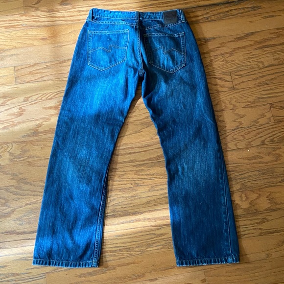 Wrangler Men’s Blue Straight Jeans 30 by 29 - Picture 9 of 13